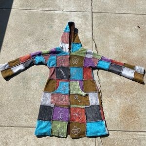 Hippie patchwork jacket